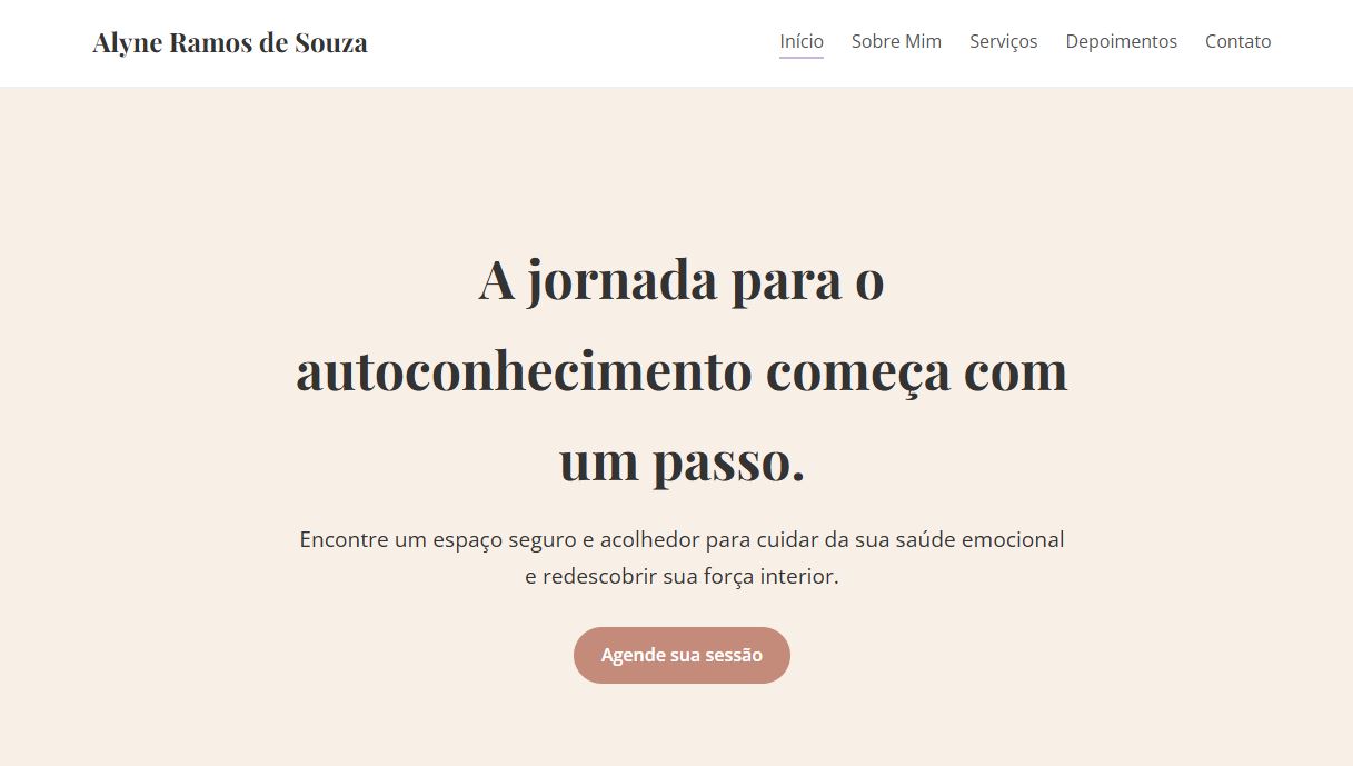 Site Alyne Ramos Psicóloga