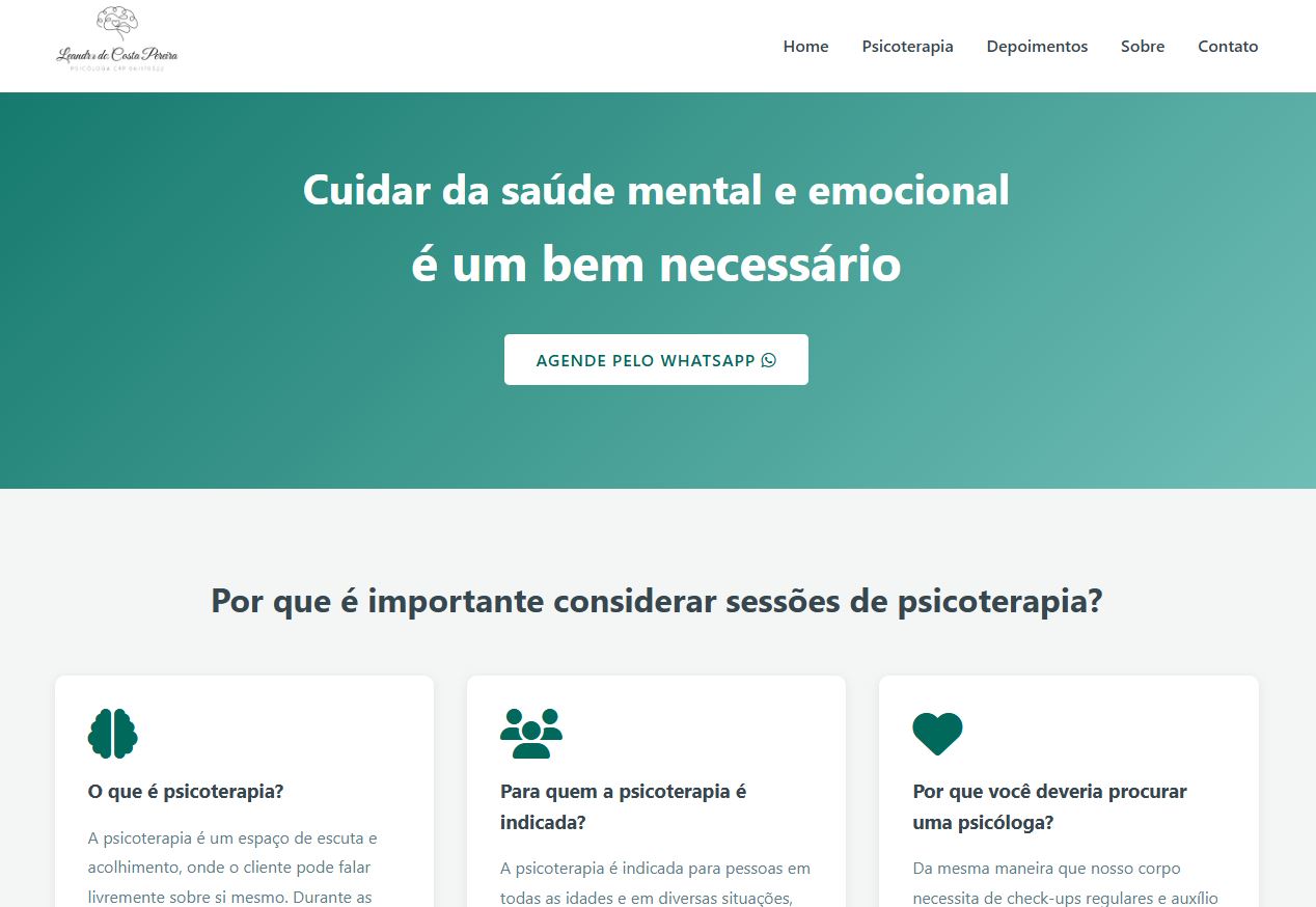 Site Psicóloga Leandra